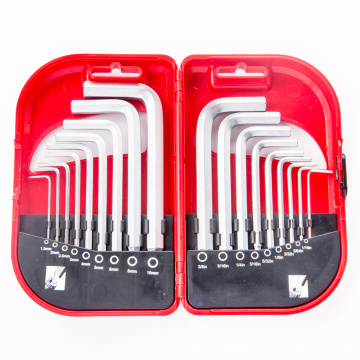 18pcs multi bike bicycle repair hand tool kit metric L sharp short arm star torx allen hexagon hex key wrench set